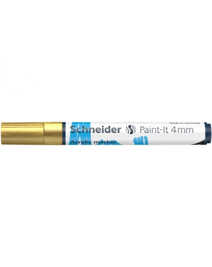 Schneider Acryl Marker Paint-it 4mm - goud
