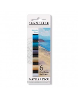 Sennelier Bord de Mer - set 6 halve Pastels à l'Ecu