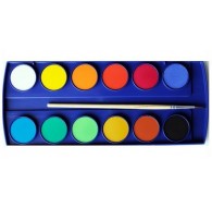 Pelikan waterverfdoos 12 napjes + penseel