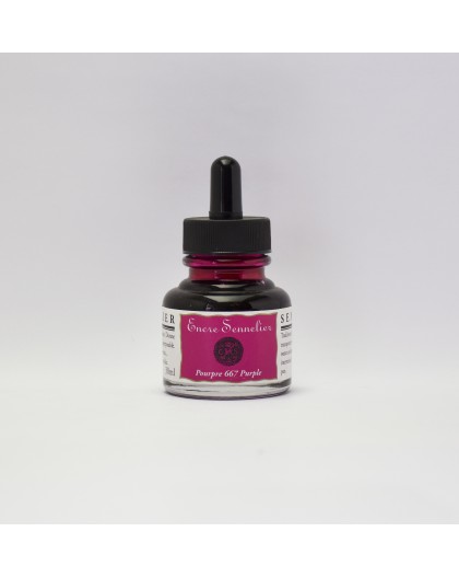 Purper 667 - Sennelier schellak inkt 30ml