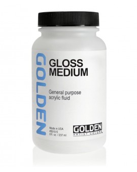 Golden Gloss Medium - pot 237ml