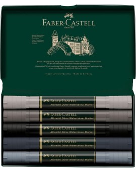 Aquarelmarker Albrecht Dürer - set 5 Grey Tones