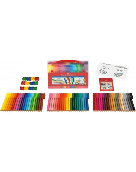 Faber-Castell Connector viltstiften - koffer 60 stuks