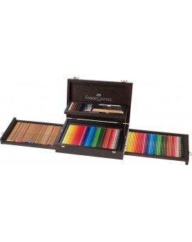 Faber-Castell - Art&Graphic compendium 126 in houten koffer