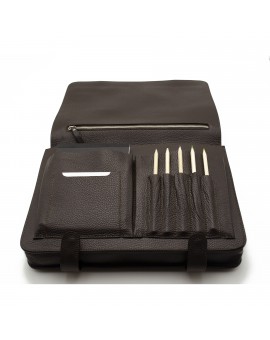 Flap Briefcase Dark Brown
