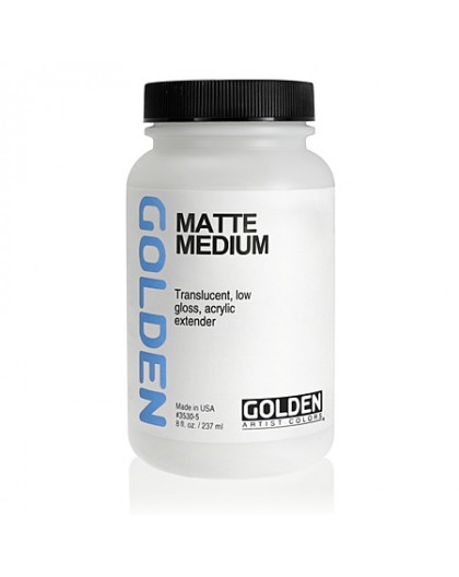 Golden Matte Medium - pot 237ml