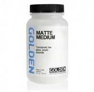Golden Matte Medium - pot 237ml