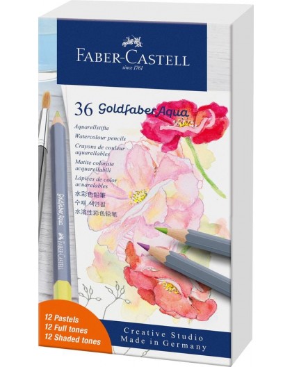 Faber-Castell - Goldfaber Aqua 36 kleuren in kartonnen box