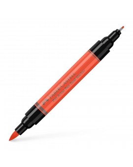 Dual Marker Pitt Artist Pen 118 Scarlet Red
