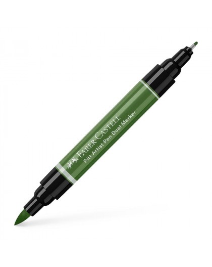 Dual Marker Pitt Artist Pen 174 Chromium Green Opaque