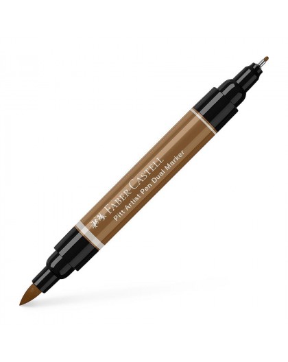 Dual Marker Pitt Artist Pen 180 Raw Umber