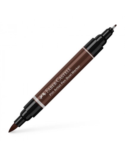 Dual Marker Pitt Artist Pen 175 dark Sepia