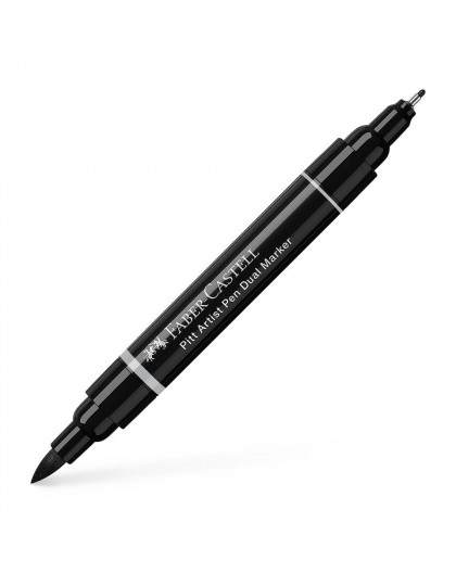 Dual Marker Pitt Artist Pen 199 Black