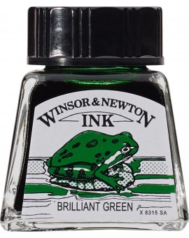 W&N Drawing ink 14ml - Brilliant Green