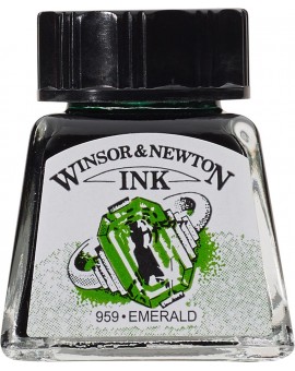 W&N Drawing ink 14ml - Emerald