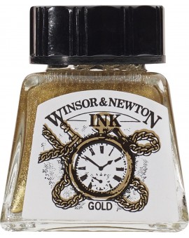 W&N Drawing ink 14ml - Gold