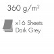 Stifflex ArtWorkPad Pastel Dark Grey - Caravaggio