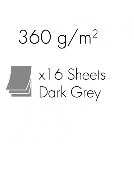 Stifflex ArtWorkPad Pastel Dark Grey - Caravaggio