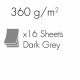 Stifflex ArtWorkPad Pastel Dark Grey - De Chirico