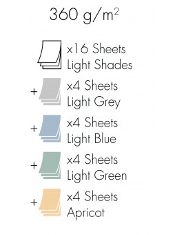 Stifflex ArtWorkPad Pastel Light Shades - Degas