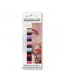 Sennelier Tons Peaux Claires - set 6 halve Pastels à l'Ecu