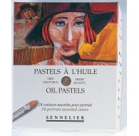 Sennelier oliepastels - set 24 kleuren portrait
