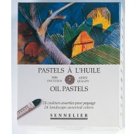 Sennelier oliepastels - set 24 kleuren paysage