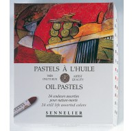 Sennelier oliepastels - set 24 kleuren nature-morte
