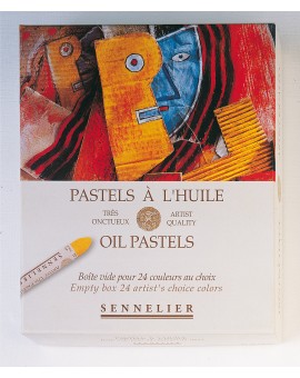 Sennelier opbergdoos voor 24 oliepastels leeg