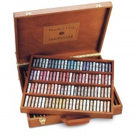 Sennelier softpastel 175 kleuren in luxe houten koffer