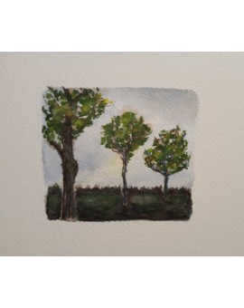 Albrecht Dürer aquarelmarkers product probeer sessie: Imaginair landschap