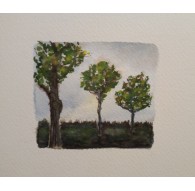 Albrecht Dürer aquarelmarkers product probeer sessie: Imaginair landschap