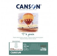 Canson C à Grain 224gr - blok 30 vel tekenpapier