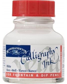 W&N Calligraphy ink 30ml - White