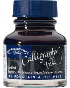 W&N Calligraphy ink 30ml - Blue Black