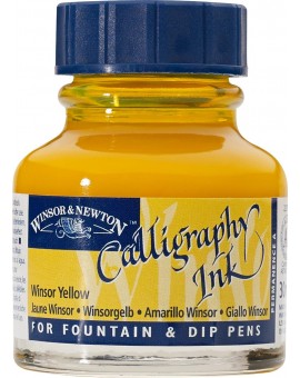 W&N Calligraphy ink 30ml - Winsor Yellow