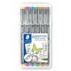 Staedtler Pigment Liner 0.5mm - box met 6 kleuren