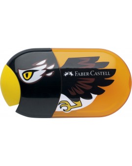 Faber-Castell dubbele slijper + gum "adelaar"