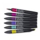 Winsor & Newton Promarker set 6 diepe tinten