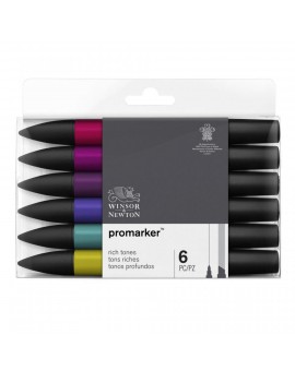 Promarker set 6 rich tones