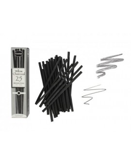 Coates houtskool 25 Medium Sticks