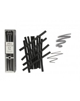 Coates houtskool 12 Thick Sticks