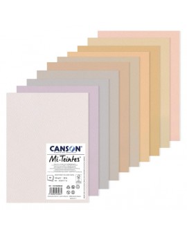 Canson Mi-Teintes pak 10 Pastelkleuren