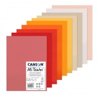 Canson Mi-Teintes pak 10 warme tonen