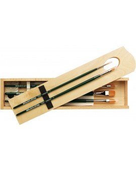 Da Vinci Nova set 5243 - 5 synthetische penselen met lange steel