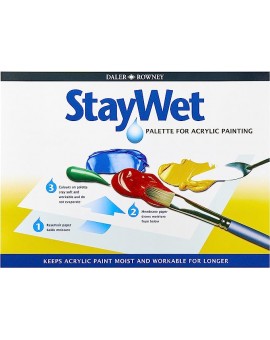 Daler-Rowney StayWet Palette small