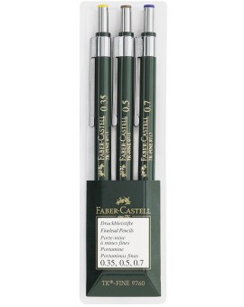 vulpotlood Faber Castell TK Fine 9760 - set per 3