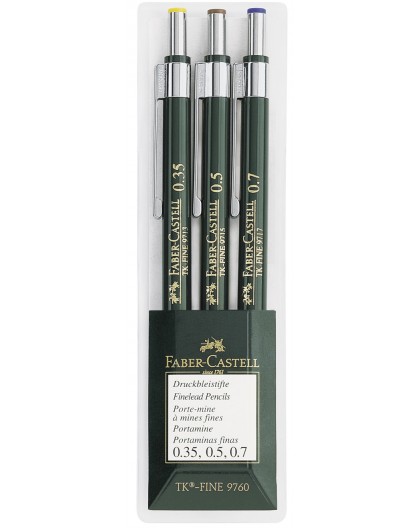 vulpotlood Faber Castell TK Fine 9760 - set per 3