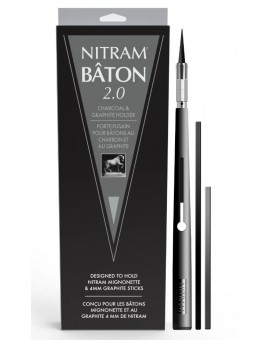 Nitram Bâton 2.0 houtskool- en grafiethouder