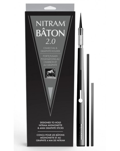 Nitram Art Nitram Baton & Mignonettes, Graphite Sticks 3B, 4mm, 5